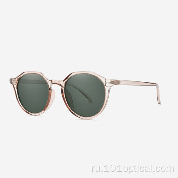Круглые женские и мужские солнцезащитные очки TR-90